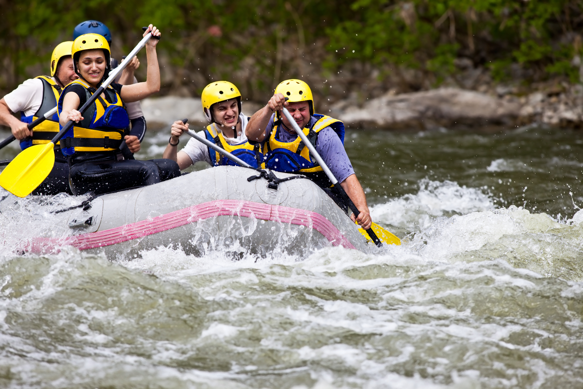 Z otroci sem šla na rafting Bovec med poletnimi počitnicami